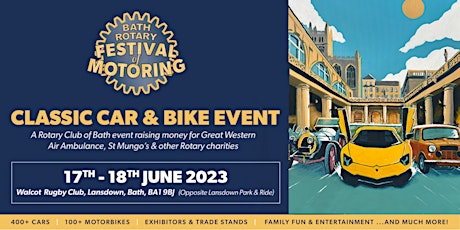 Hauptbild für Bath Rotary Festival of Motoring 2023