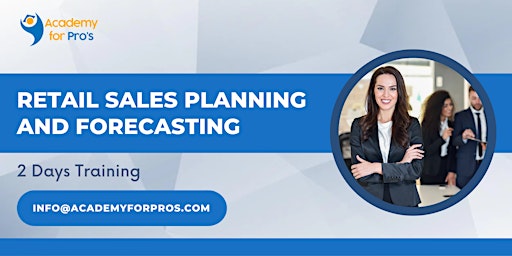 Imagen principal de Retail Sales Planning and Forecasting  2 Days Training in Irvine, CA