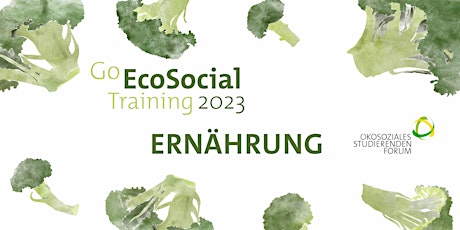 Online-Podiumsdiskussion: Ernährung  - Go EcoSocial Training 2023 - Modul 2