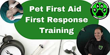 Pet First Aid, First Response Training