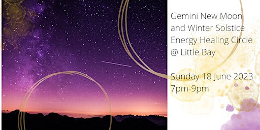 Gemini New Moon and Winter Solstice: Energy Healing Circle