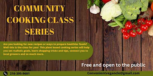 Community Cooking Class Series