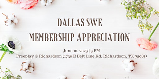 Dallas SWE Membership Appreciation Event  primärbild
