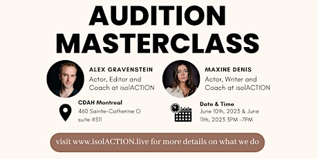 Actor's Audition Masterclass