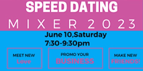 Speed Dating Mix & Mingle Networking Event