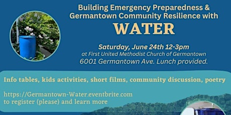 Building Emergency Preparedness & Germantown Resilience with WATER