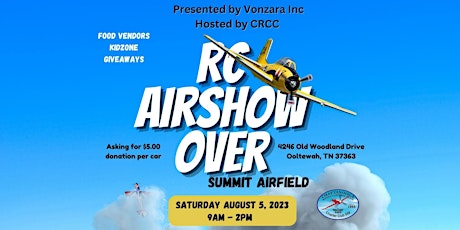 Imagen principal de RC Airshow coming to the Summit Airfield Ooltewah TN