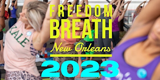 Primaire afbeelding van Freedom Breath 2023 - in honor of Juneteenth & International Yoga Day!