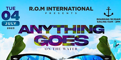 Anything Goes On The Water  2023
