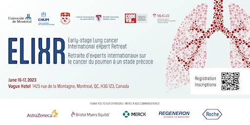 Imagen principal de Early-stage Lung cancer International eXpert Retreat - #ELIXR23