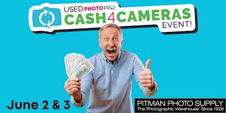 Cash for Cameras- Buy Back Event at Pitman Photo Supply