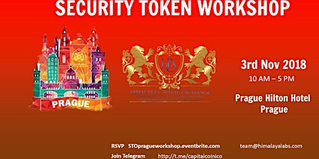 Security Token Offering Workshop - Devcon4 - Top Techniques from Successful ICO/ STO Founders - Crypto Workshop 3 Nov Prague  primary image