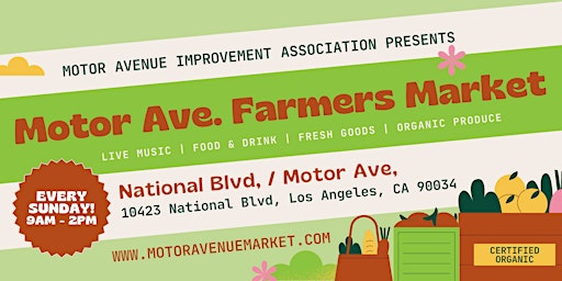 Imagem principal do evento Motor Ave. Farmers Market