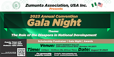 2023 Zumunta Annual Convention Gala