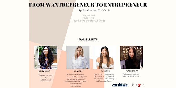From Wantrepreneur to Entrepreneur