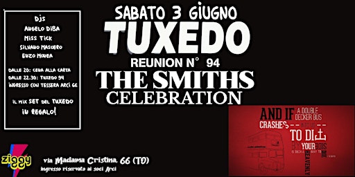 TUXEDO REUNION n°93 - NEW WAVE DARK NIGHT - SPECIAL THE SMITHS primary image