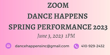 ZOOM (Dance Happens Spring Performance 2023)