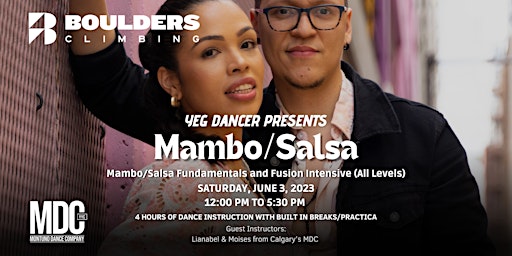 Mambo/Salsa Fundamentals and Fusion Intensive (All Levels) primary image