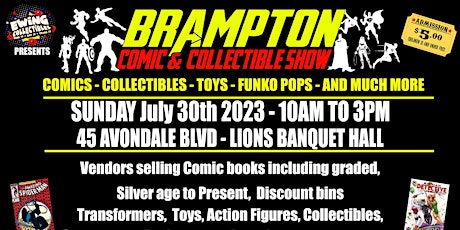 Brampton Comic and Collectibles Show