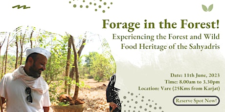 Forage In the Forest: Experience Forest & Wild Food Heritage of Sahyadris