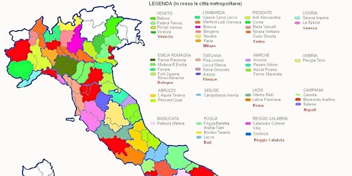 Le difficoltà passate delle province italiane e quello che verrà