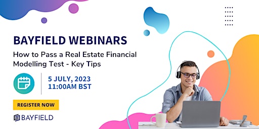 Webinar | How to pass a Real Estate Financial Modelling Test- Key tips primary image