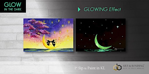 Glow Sip & Paint : Glow - MICKEY & MINNIE MOONBOAT primary image