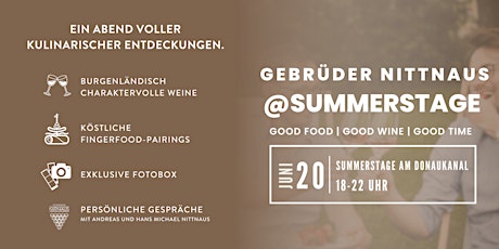 Hauptbild für Gebrüder Nittnaus @ Summerstage