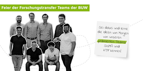 Feier der Forschungstransfer Teams der BUW