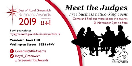 Best of Royal Greenwich Business Awards - Meet the Judges Networking Event primary image