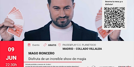 Mago Roncero - Pause&Play Planetocio (Collado Villalba - Madrid)