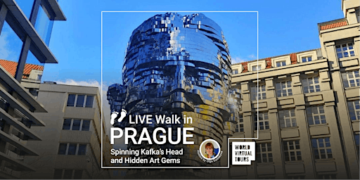 Live Walk in Prague: Spinning Kafka’s Head and Hidden Art Gems primary image