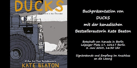 Premiere der deutschen Übersetzung von DUCKS mit Kate Beaton