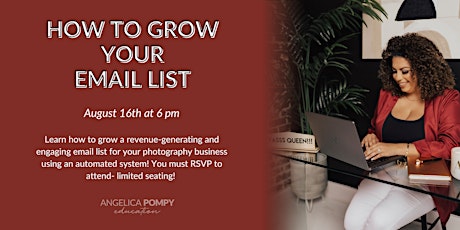 How to Grow your Email List: Profitable Tips for Your Photography Business!