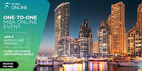 Exclusive One-to-One MBA Online Event in the Middle East
