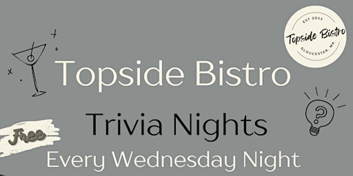 Hauptbild für Trivia Night at Topside Bistro