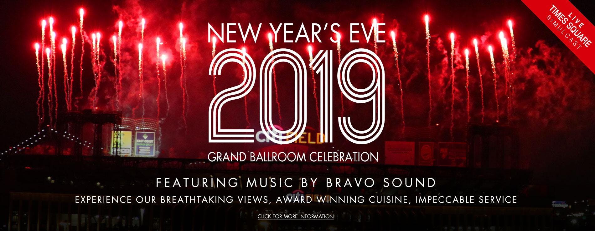 Terrace On The Park's New Year's Eve Grand Ballroom Celebration