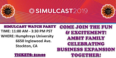 Simulcast Live Stream Watch Party 2019 primary image