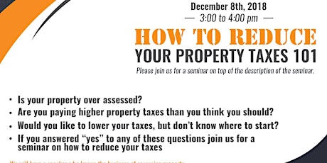 How To Reduce Your Property Taxes? primary image