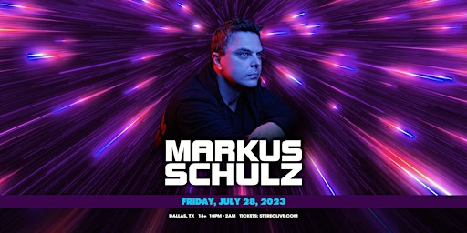 MARKUS SCHULZ - Stereo Live Dallas primary image