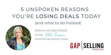 5 Unspoken Reasons You're Losing Sales