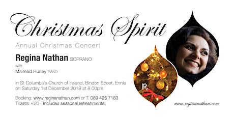 Regina Nathan | Christmas Spirit - Annual Christmas Concert primary image