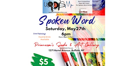 Open Mic Spoken Word Event at Princessa's Studio & Art Gallery