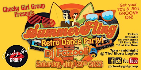 SUMMER FLING- Retro Dance Party