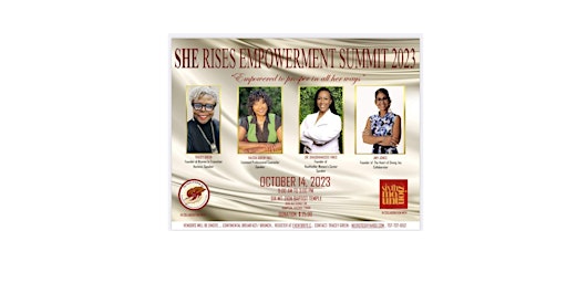 She Rises Empowerment Summit 2023 primary image