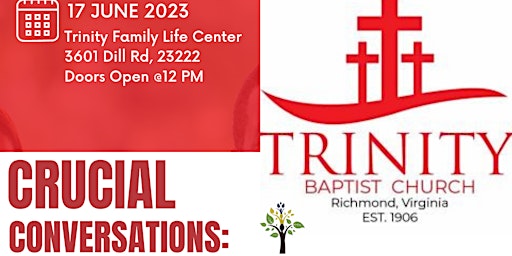 Trinity Baptist Church Presents Crucial Conversations: Housing & Health primary image