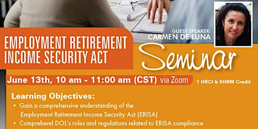 Image principale de Employment Retirement Income Security Act