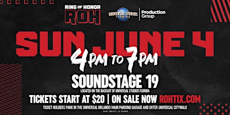 ROH Honor Club Taping