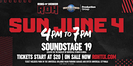 ROH Honor Club Taping primary image