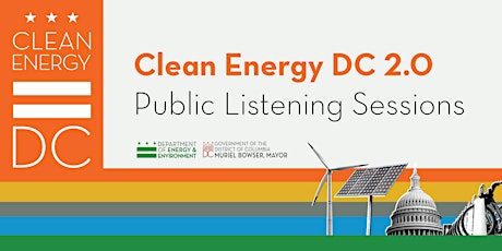 Clean Energy DC 2.0 Public Listening Sessions